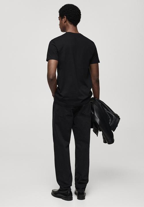 MANGO - T-Shirt Chelsea - Black