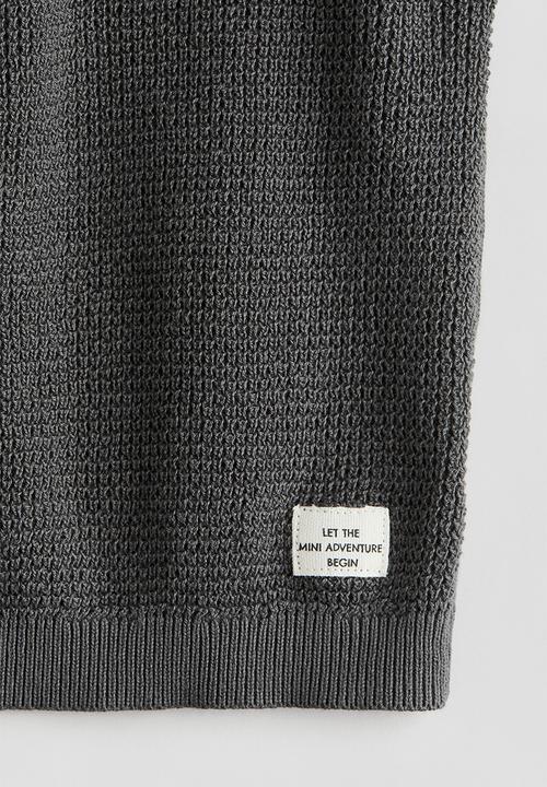 H&M - Cotton-knit jumper - dark grey