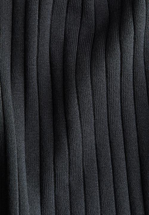 H&M - Rib-knit off-the-shoulder top - Grey