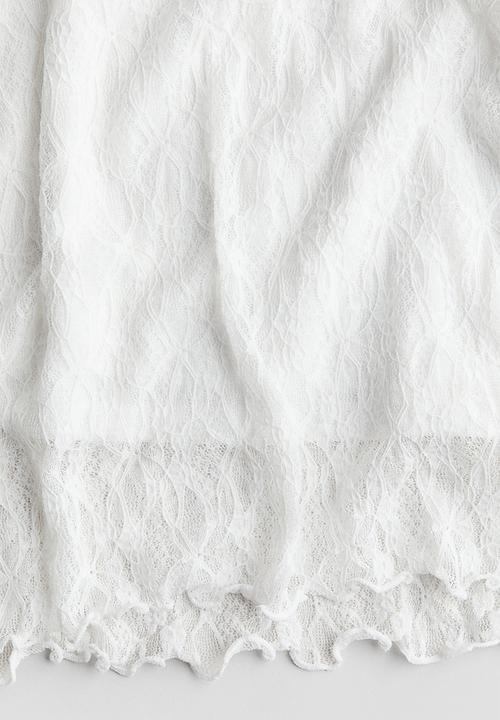 H&M - Lace top - White