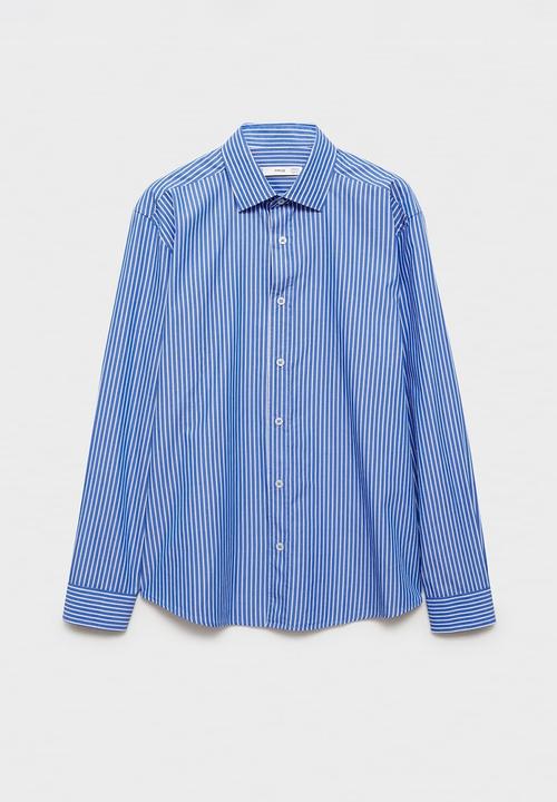 MANGO - Shirt Sebas - Sky-Blue