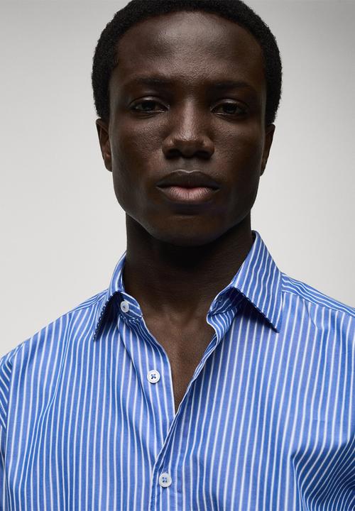 MANGO - Shirt Sebas - Sky-Blue