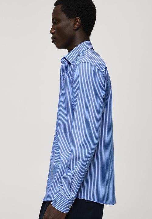 MANGO - Shirt Sebas - Sky-Blue