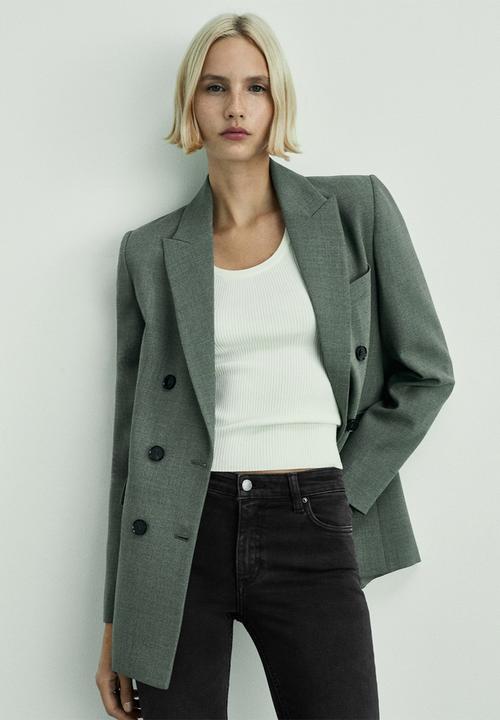 MANGO - Jeans Newisa - Open Gray