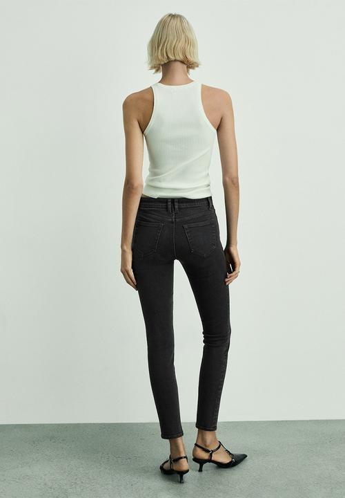MANGO - Jeans Newisa - Open Gray