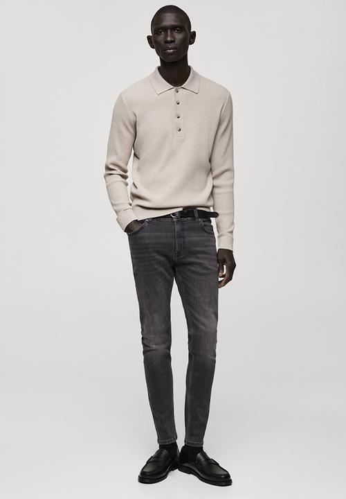 MANGO - Jeans jude - dark denim grey