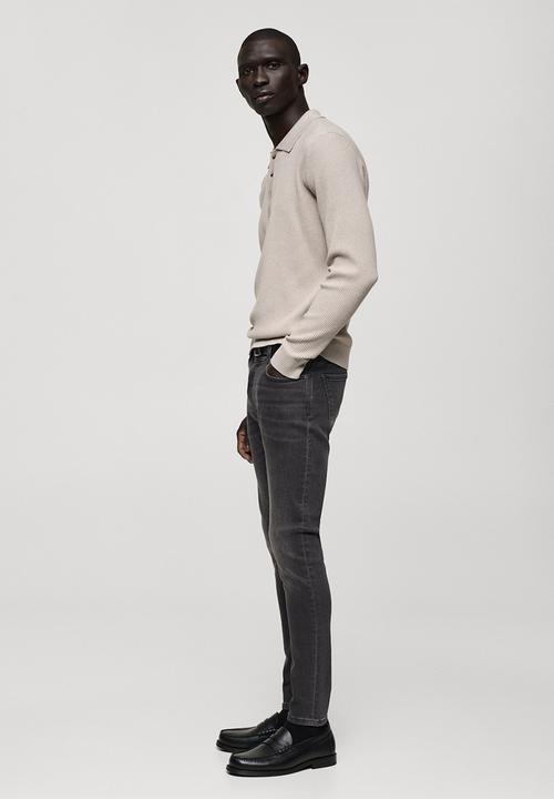 MANGO - Jeans jude - dark denim grey