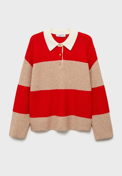 MANGO - Sweater Jama - Red