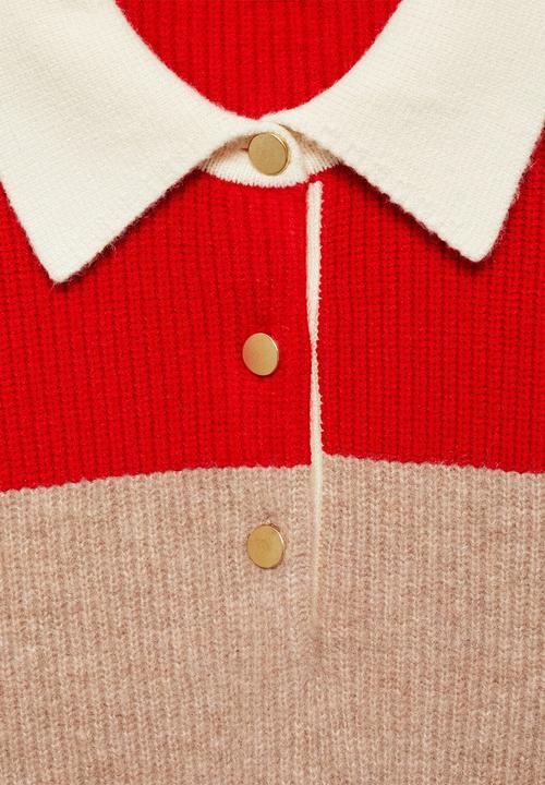 MANGO - Sweater Jama - Red
