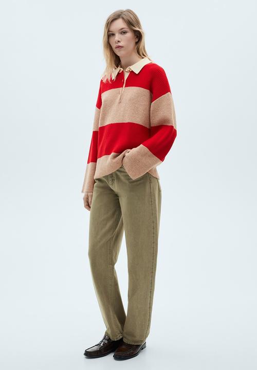 MANGO - Sweater Jama - Red