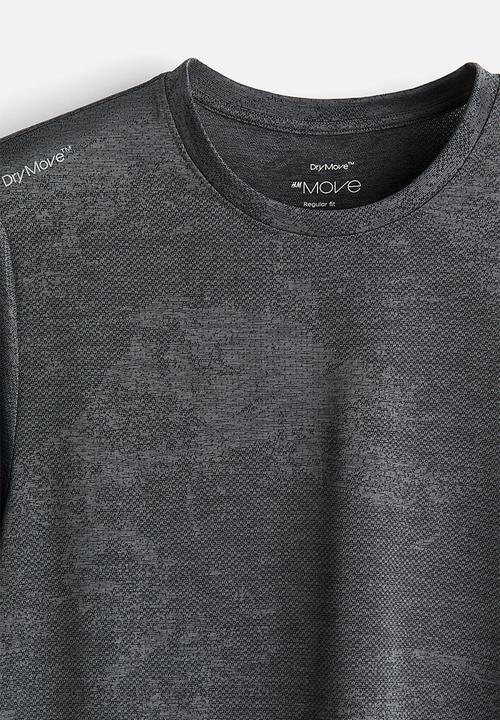 H&M - Regular fit sports top with drymove™ - Black