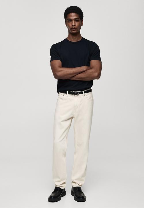 MANGO - T-Shirt Cherlo  -  Navy