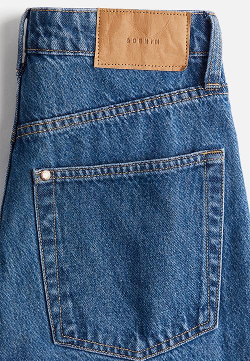 H&M - Wide ultra high jeans - denim blue