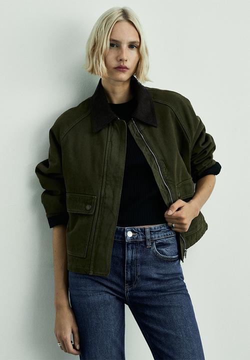 MANGO - Jeans newmom - open blue