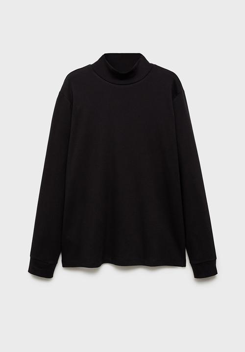 MANGO - T-Shirt Luton  - Black