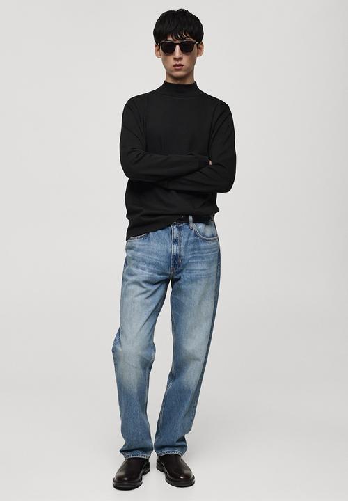 MANGO - T-Shirt Luton  - Black