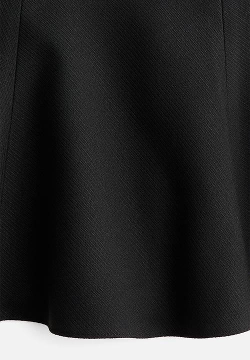 H&M - Flared-hem skirt - black