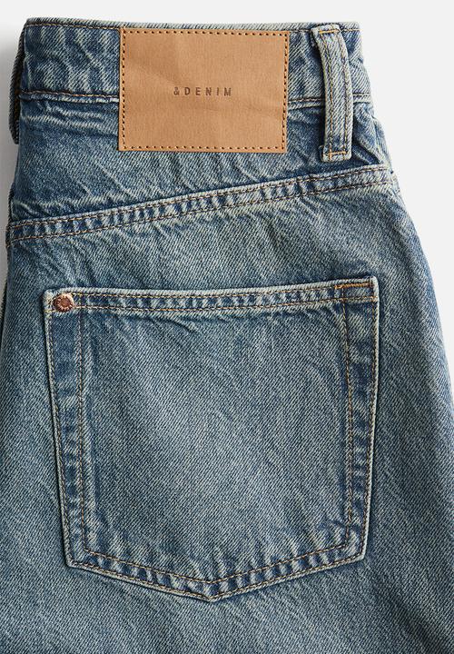 H&M - Baggy high jeans - light denim blue