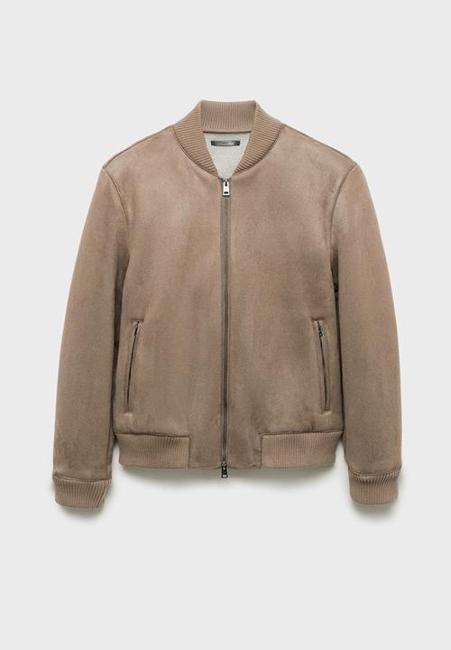 MANGO - Jacket anil - ligth-brown