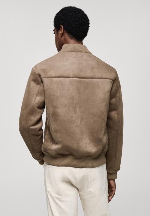 MANGO - Jacket anil - ligth-brown