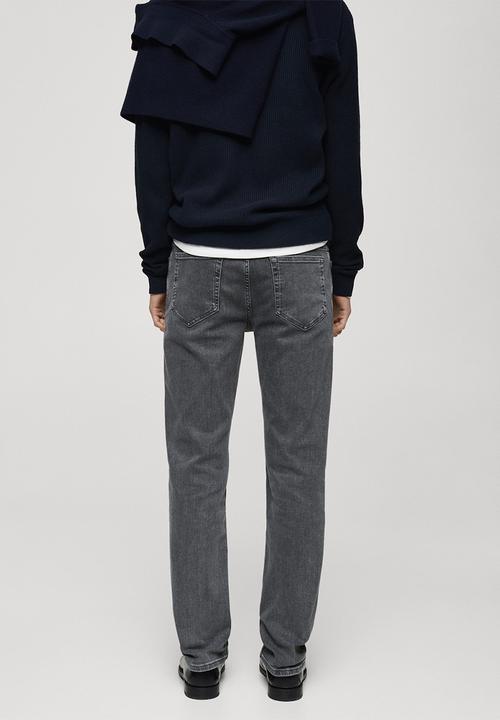 MANGO - Jeans patrick - open gray