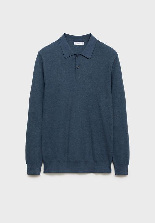 MANGO - Sweater tens - medium blue