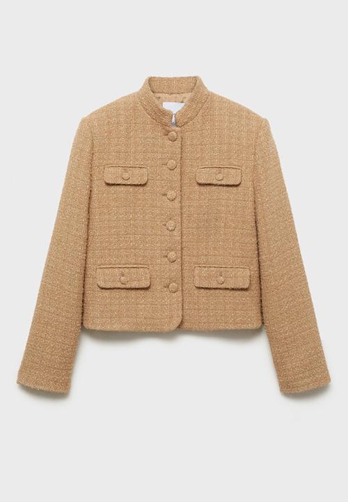 MANGO - Jacket lahti - mid-beige