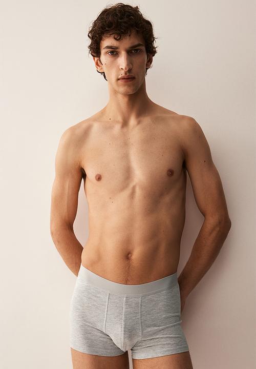 H&M - 3-pack short trunks with lycra® - Grey