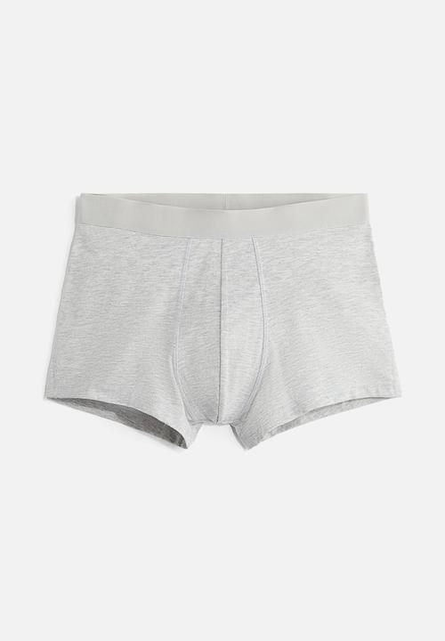 H&M - 3-pack short trunks with lycra® - Grey