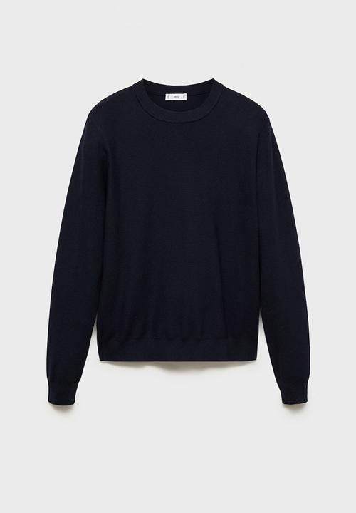 MANGO - Sweater ten - navy