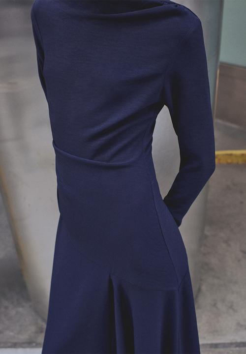 MANGO - Dress toast - dark blue
