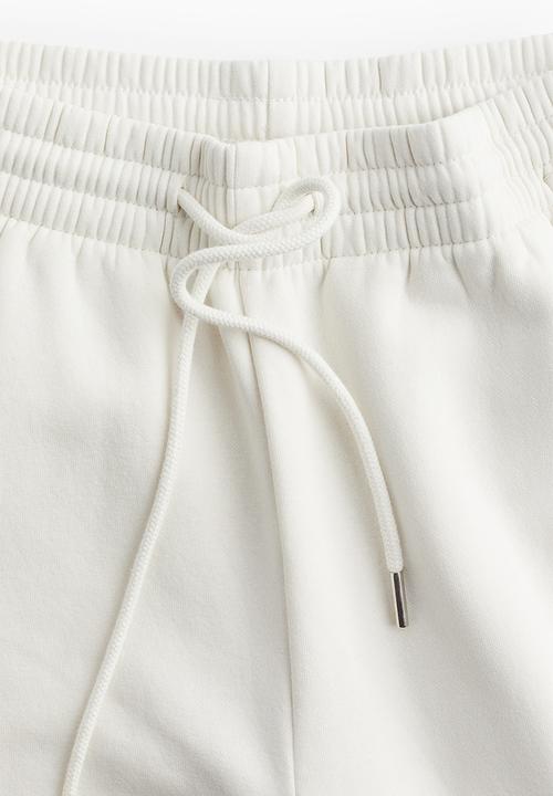H&M - Cotton-blend sweatpants - white