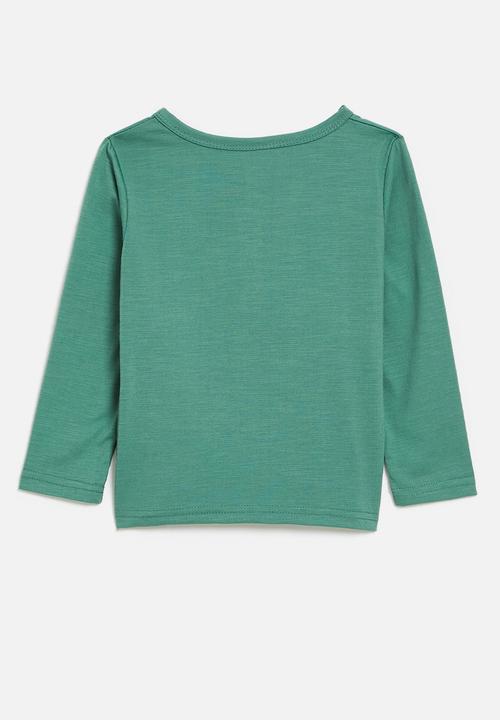 Pop Candy - Colour block henley tee-multi