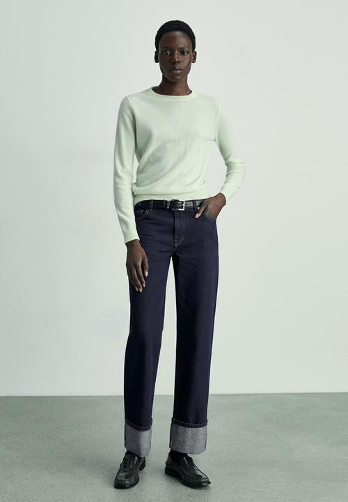 MANGO - Jeans hanne - open blue