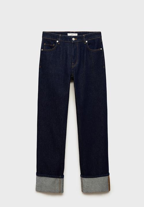 MANGO - Jeans hanne - open blue