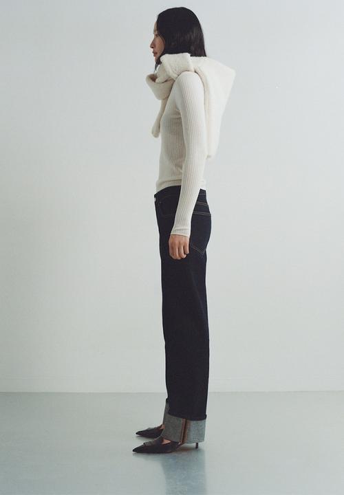 MANGO - Jeans hanne - open blue