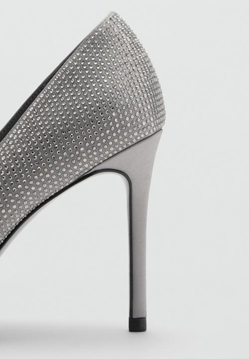 MANGO - Strach heel - silver
