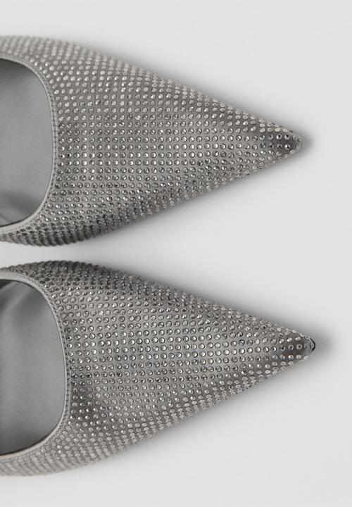 MANGO - Strach heel - silver