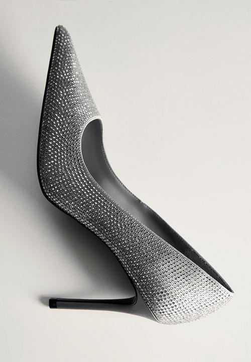 MANGO - Strach heel - silver