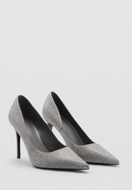 MANGO - Strach heel - silver