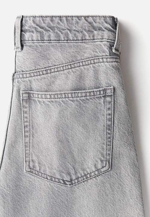 H&M - Wide jeans - light denim grey