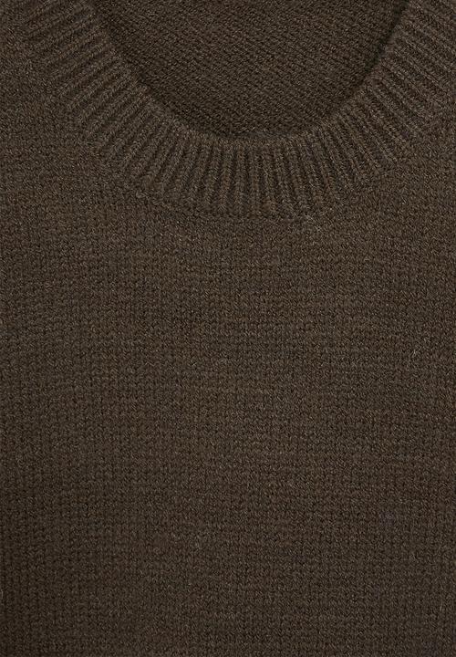 Pop Candy - Faux wool jersey - brown