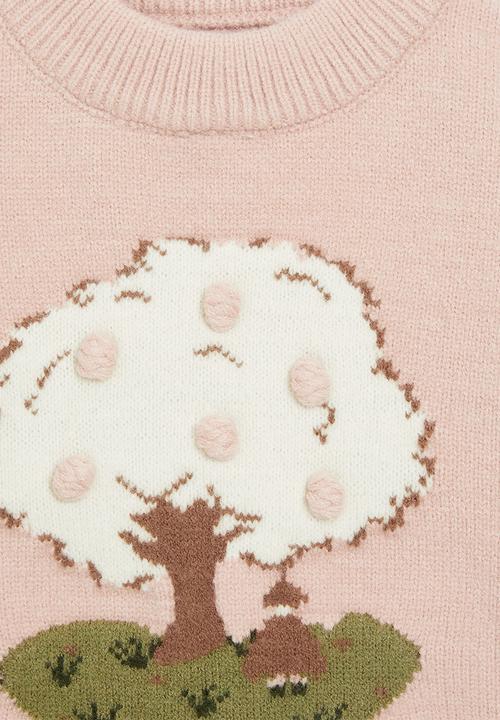 Pop Candy - Applique sweater - pink