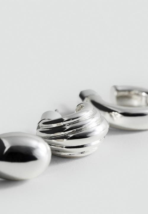 MANGO - Earrings dai- silver