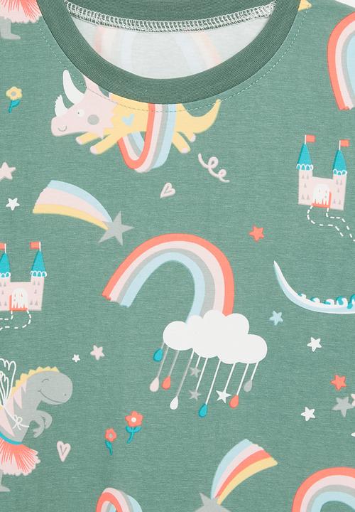 Pop Candy - Rainbow print dress - green