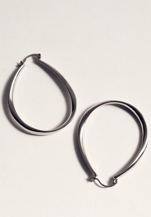 MANGO - Earrings jimena- silver