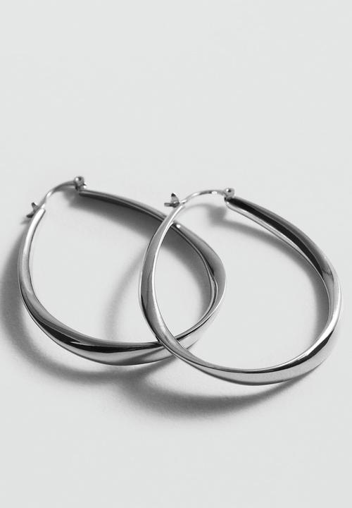 MANGO - Earrings jimena- silver