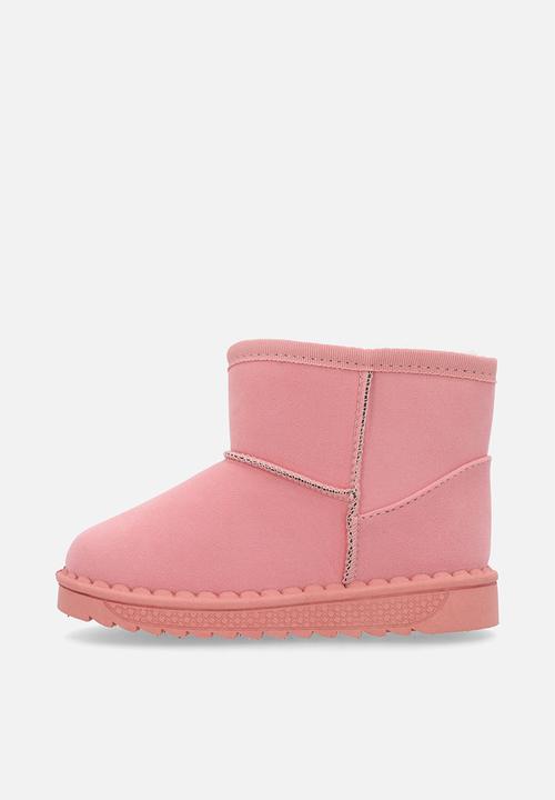 Pop Candy - Floral décor boots - pink