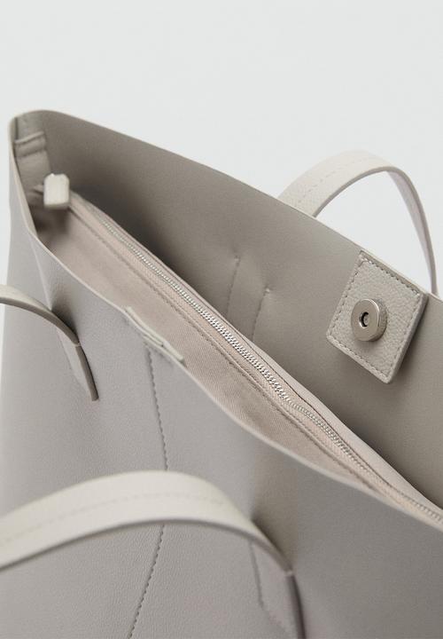 MANGO - Zinnia tote bag - natural