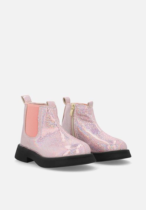 Pop Candy - Mettalic boots-pink